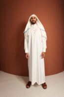 Qamis Goral - Hommes Long Qamis en Classic White